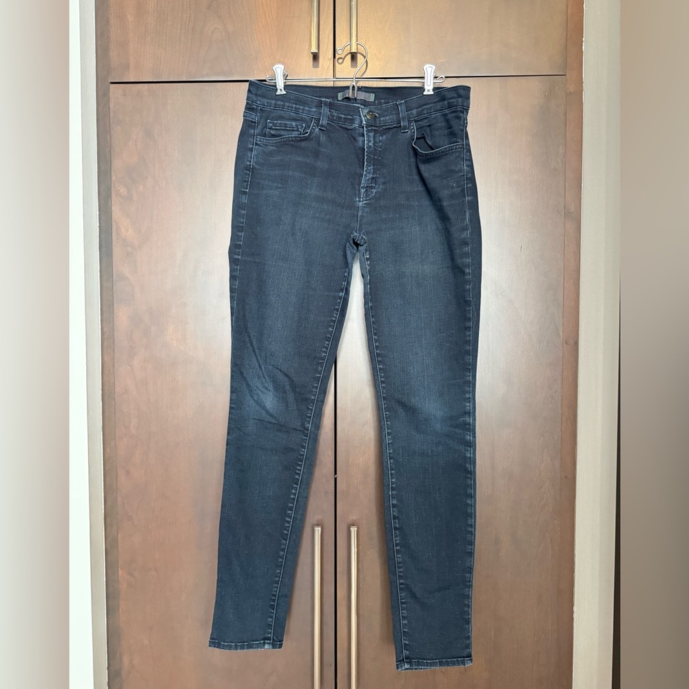 J Brand Women's Deep Indigo Skinny Jeans, Tudor, Size 31